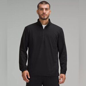 Lululemon Men’s Black Quarter-Zip Long Sleeve Shirt - Pit to Pit 20”